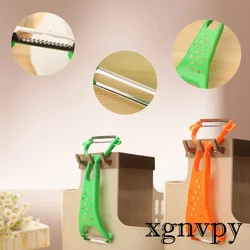 xgnvpy Multifunctional Vegetable Fruit Peeler Cutter Cucumber Carrot Potato Double Head Slicer Knife Kitchen Cooking Gadget