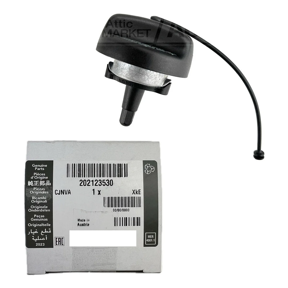 202123530 TETHERED FUEL FILLER CAP REPLACE  FOR RANGE ROVER L322 2003-2012 PETROL GAS TANK CAP WITH LEASH