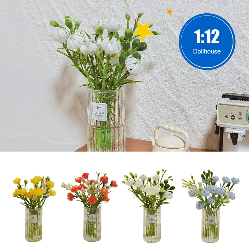 

112 кукольный домик, миниатюрный букет, растения в горшках, стол, цветы, зелень, модель бонсай, настольный автомобиль, украшения, домашний декор