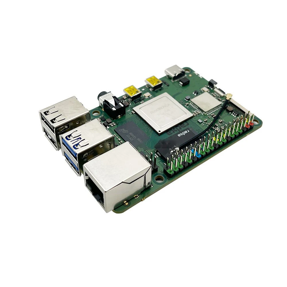 Smartfly ROCK Pi 4C Plus 4GB SBC Rockchip RK3399 -T Single Board Computer support Android 11/Ubuntu Server 20.04/Debian System