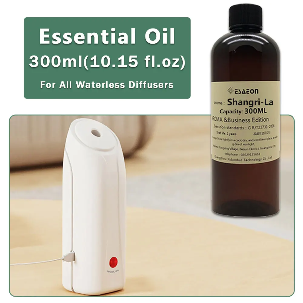 ESAEON Intelligent Fragrance Machine Supplements Essential Oils - For Waterless Aroma Diffuser, Shangri-La - 300ML (10.15 fl.oz)