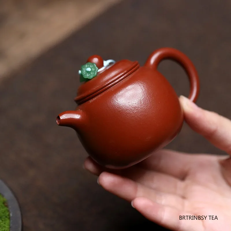 

90ml Yixing Handmade Purple Clay Teapot Beauty Tea Infuser Kettle Household Small Capacity Zisha Tea Pot Chinese Tea Set Teaware