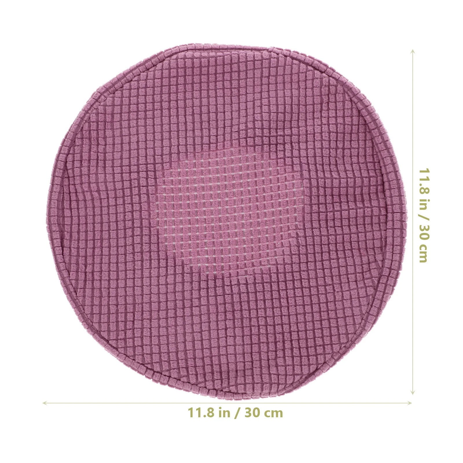 

Chair Cover Elastic Round Seat Protector For Dining Room Wedding Hotel Bar Stool Party Office Use Light Purple 30-38Cm