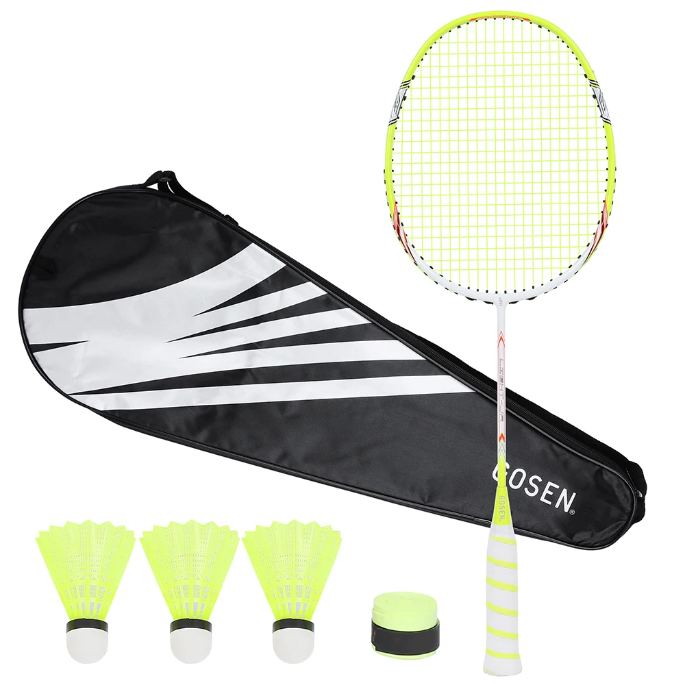 Badminton Racket for Children  3-12 Years old Upgrade Carbon Integrated Racquet Light Sport Game Set for Kids Indoor/Outdoor