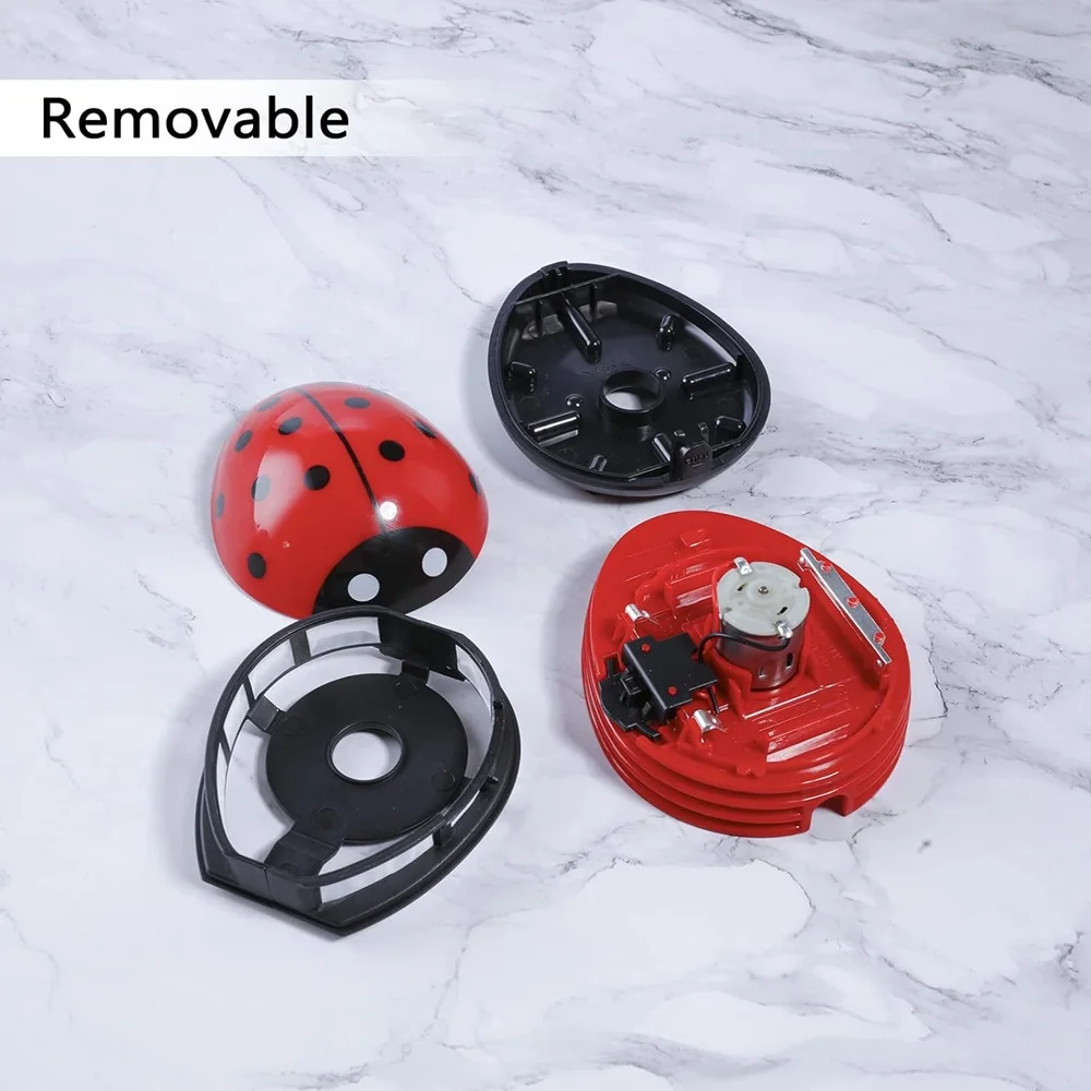 Cute Portable Beetle Ladybug cartoon Mini Desktop Vacuum Desk Dust Cleaner for Keyboard