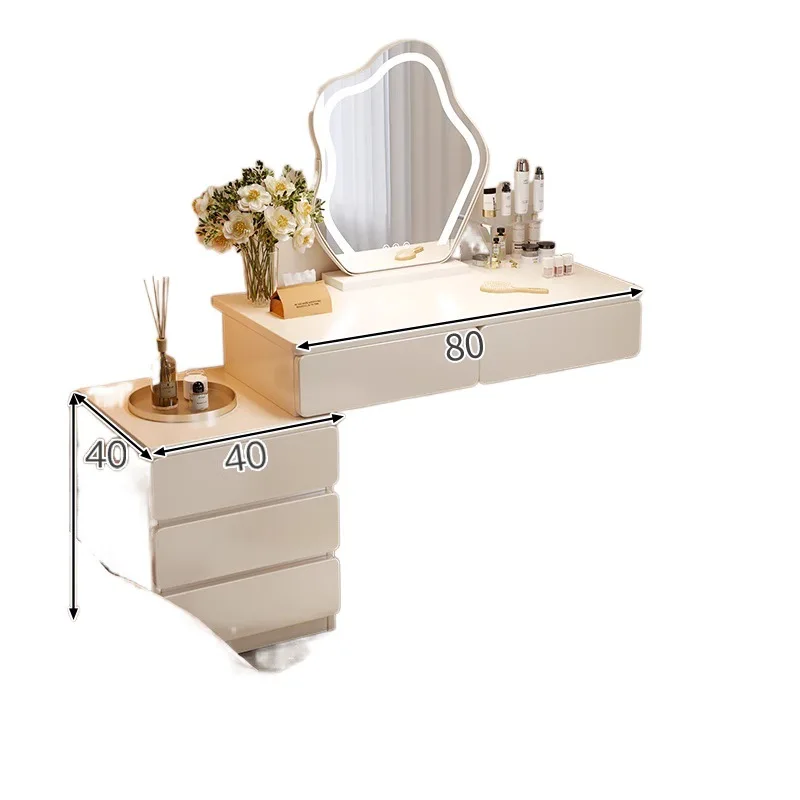 

Dresser bedroom modern simple chest cabinet dressing table integrated style Internet celebrity master bedroom bedsid makeup