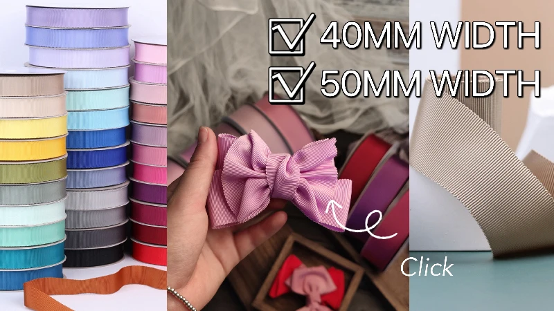 Grosgrain Till Ribbon Webbing Bias Muti-Color Polyester Binding Tape 6 9 12 15 20 25mm For Hat Clothing Wrapping Flower Bags Sew