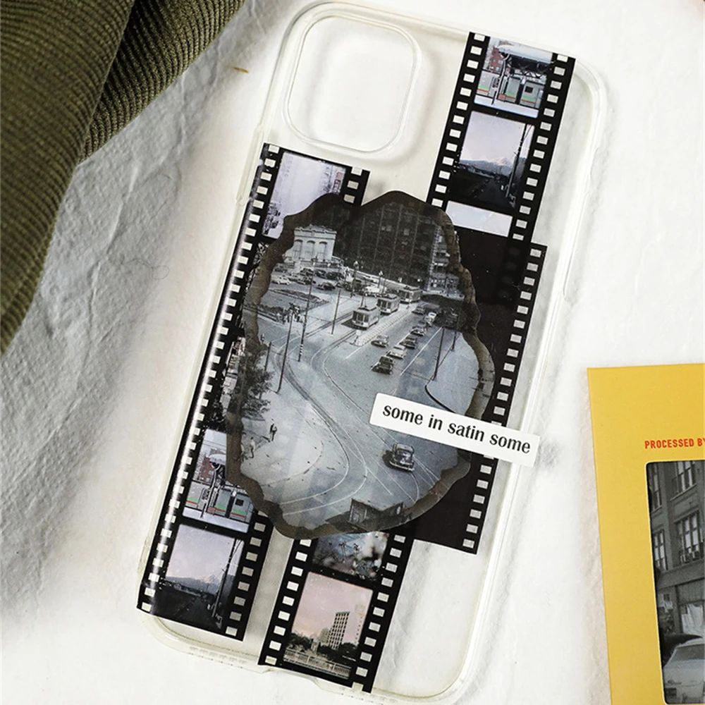 Пленка Энергитический клей Многофункциональные функциональные декоративные декоративные наклейки для проектов Ретро Эстетика фильмов Винтаж