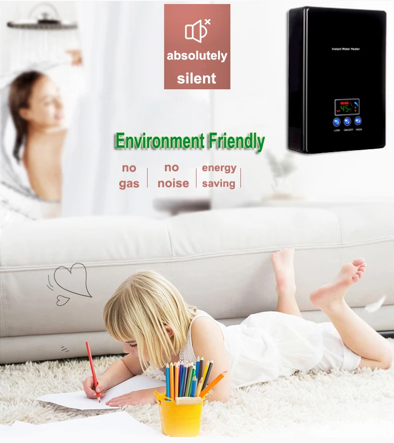 Electric Gizer Instant Gyser Instant Electric Mini Tankless Water Heater Hot Instantaneous Water Heater