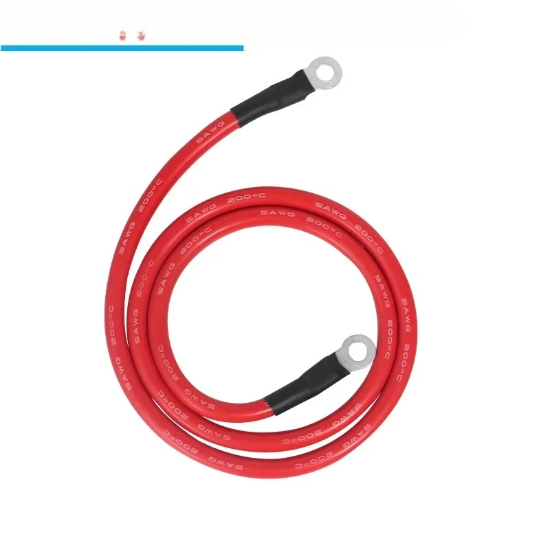 

Power electronic load test wire O-terminal high temperature and high voltage silicone flexible wire TL100A1 to 2 meters
