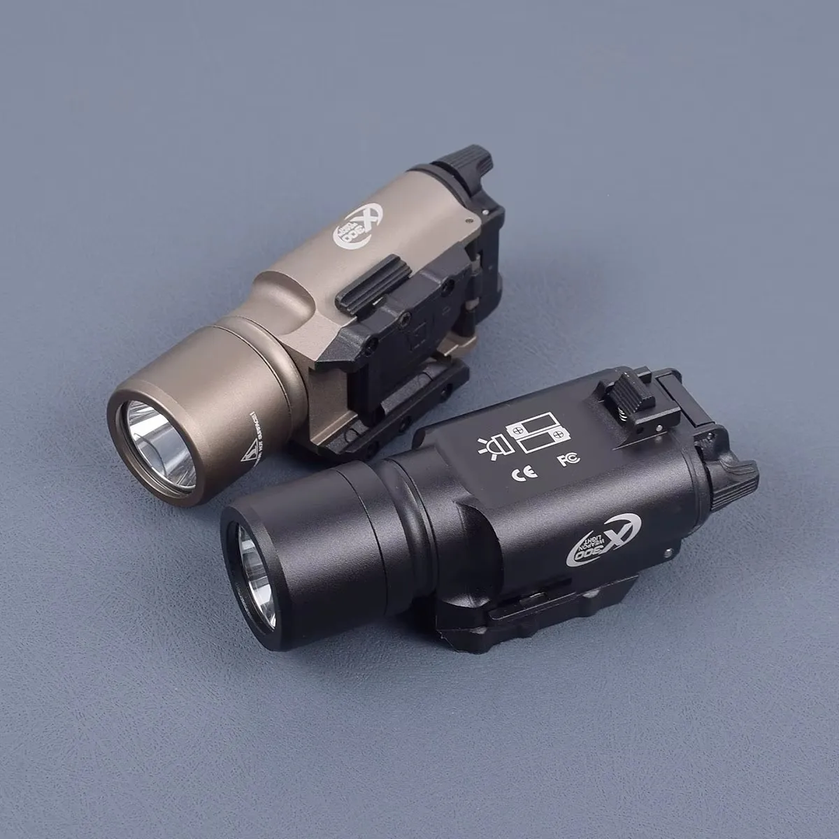 

Тактический Surefire X300 X400 X400U, ультракрасно-зеленый предмет зрения, фонарик, винтовка, разведка, крепление на направляющие Пикатинни и Вивера