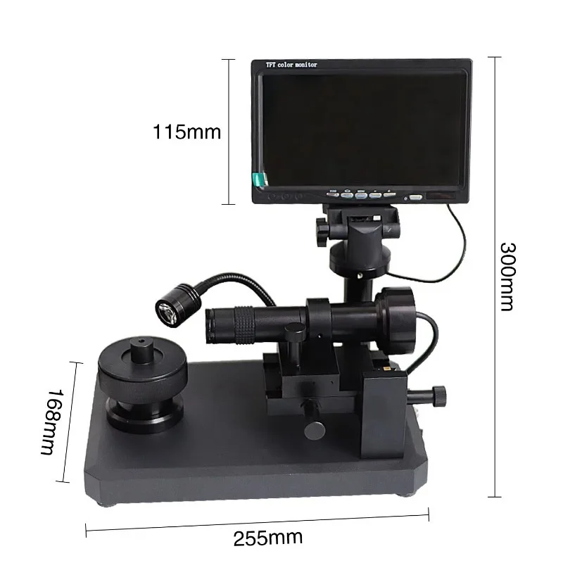7 Inches LCD Screen Digital Industry Video Microscope Camera Di-am-ond Inscription Viewer Waist Code GlA Jewelry Tools Equipment