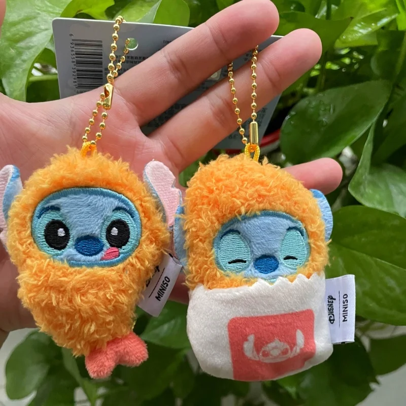 Miniso versión oficial genuina Stitch'S Buddy felpa-adorno colgante de punto oficial para freír muñeco de peluche colgante regalo