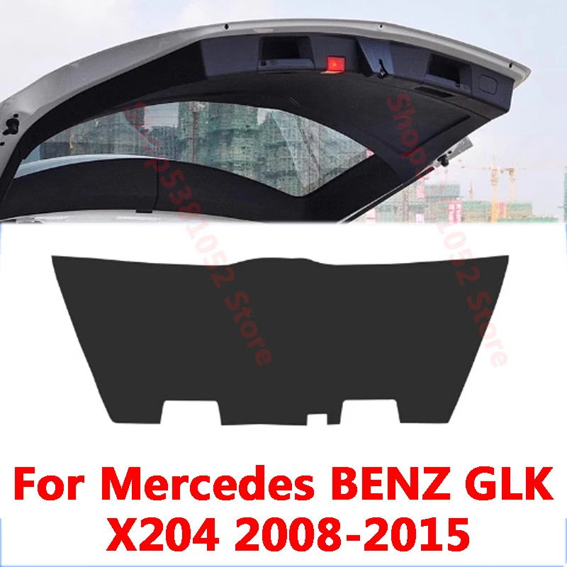 

For Mercedes BENZ GLK X204 2008-2015 Car Trunk PU Leather Protective Anti-dirty Pad Car Trunk Tailgate Protection Accessories