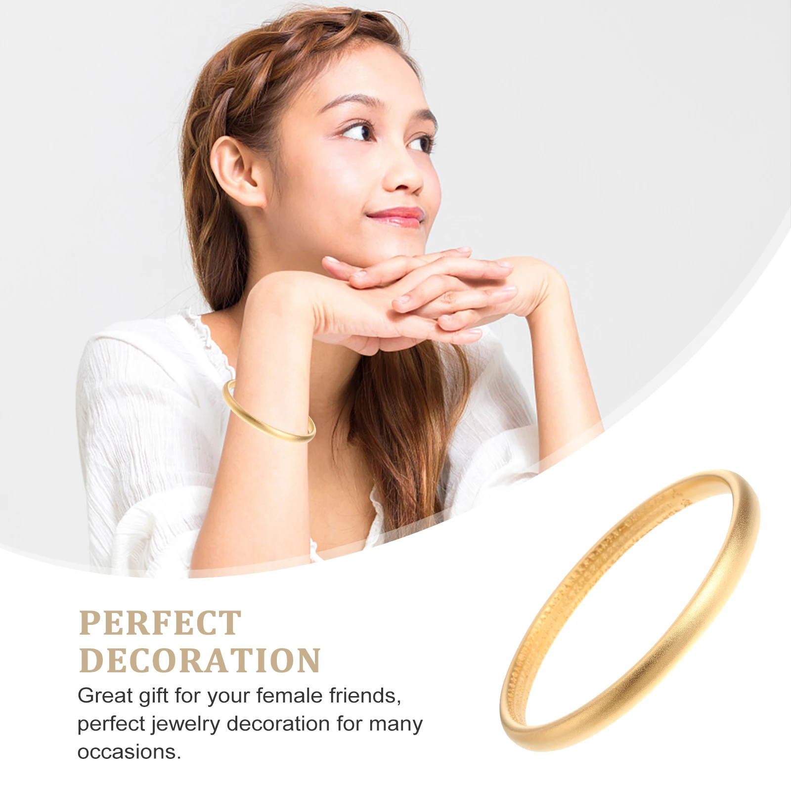 

1pc Heart Bracelet For Women Lightweight Durable Titanium Hand Chain Elegant Jewelry Decoration Birthday Anniversary Gift