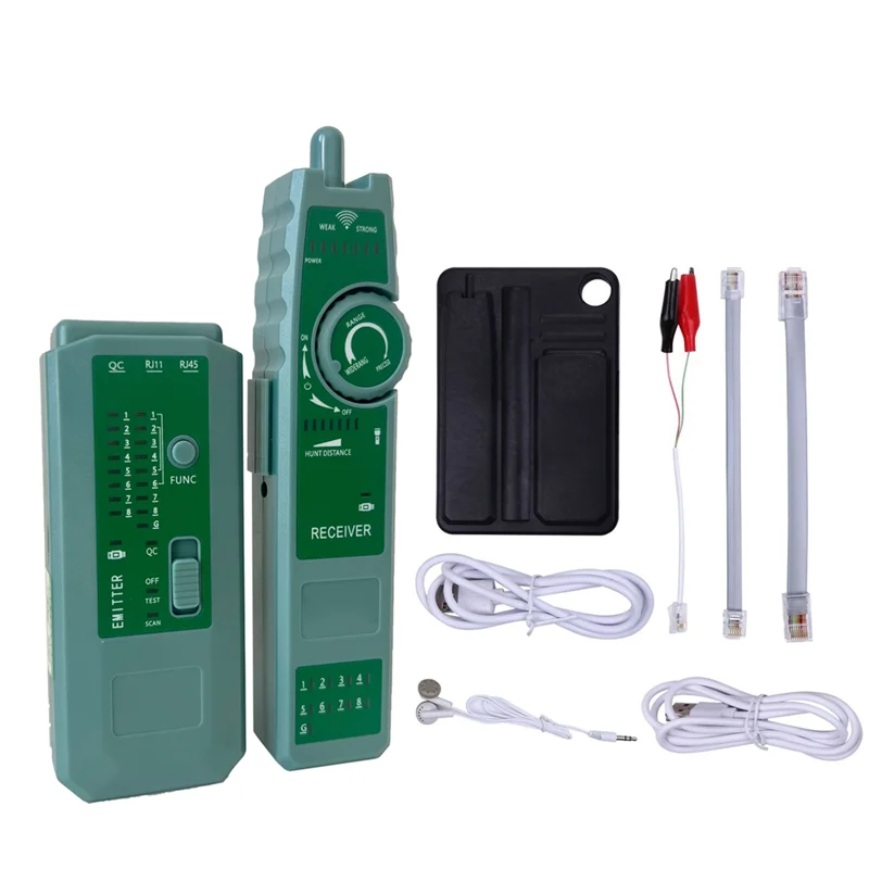 ABSY High Precision RJ45 RJ11 Cable Tracker Wire Tester Ethernet LAN Line Finder Network Cable Detector