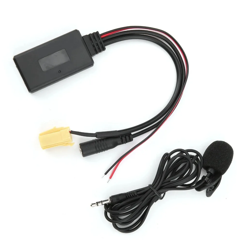 AUX-IN-Bluetooth-Audioadapter mit Freisprechmikrofon für Alfa Romeo, Fiat, Lancia, Mercedes-Benz Smart 451