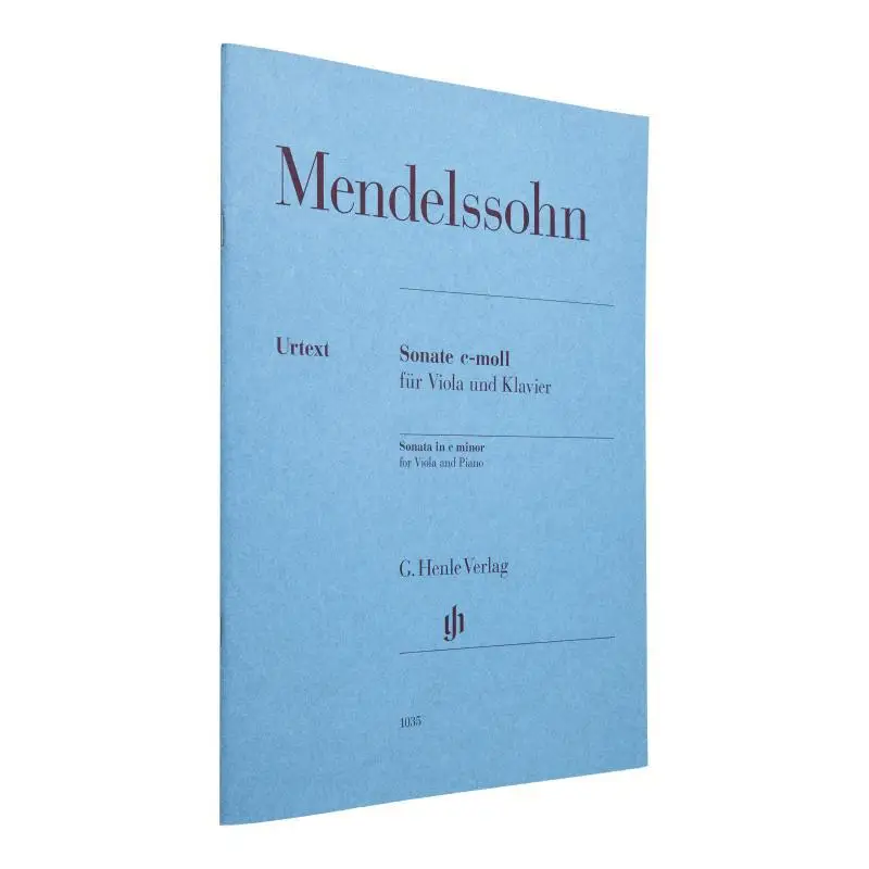 

HN1035 Mendelssohn Sonata C Minor F Va A Pn Herttrich Ernst G Henle Verlag 9790201810355 Книга