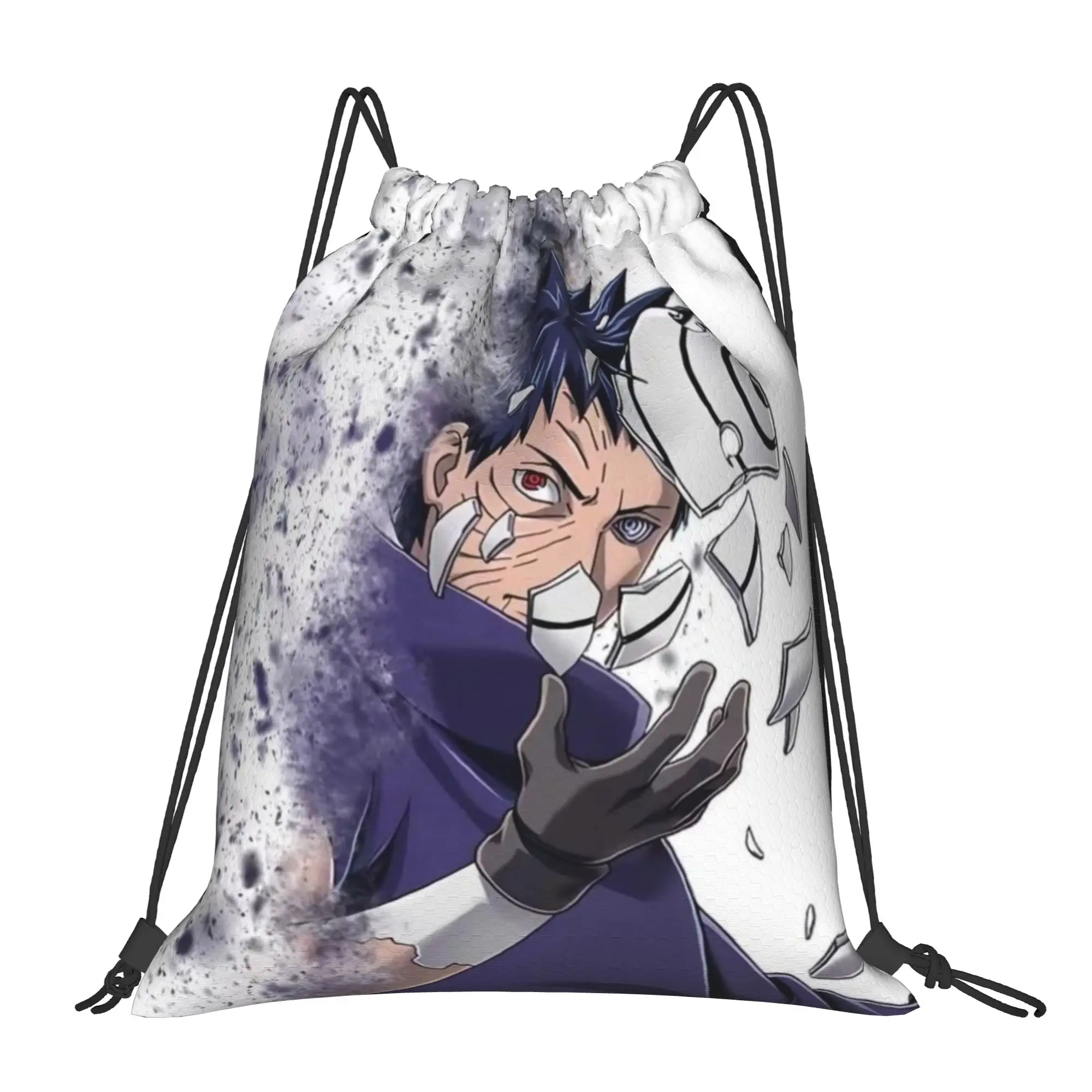 

Custom Anime N-Narutoes Drawstring Backpack Sports Gym Bag for Women Men Shopping Sackpack