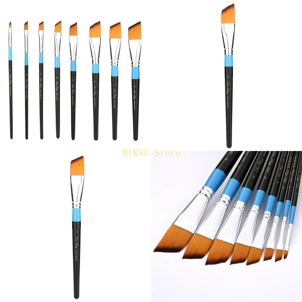 Кисти для рисования, профессиональная кисть для рисования, ручная роспись, нейлоновая кисть для художника, акриловая кисть для