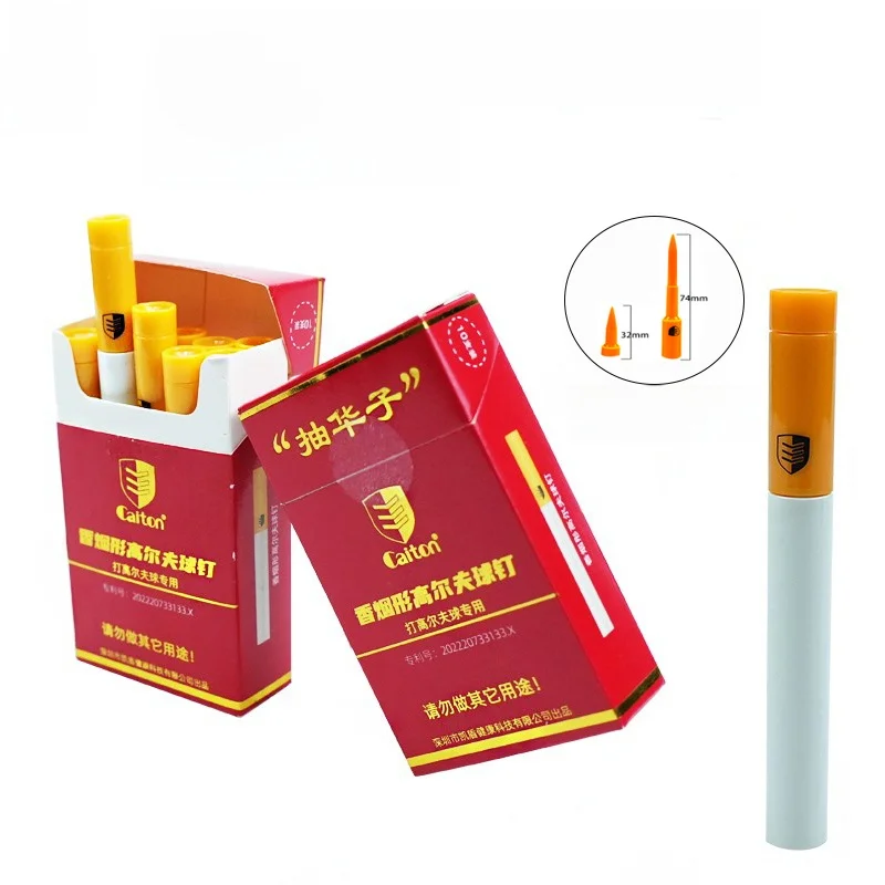 new-golf-ball-tees-multi-function-limited-position-cigarette-shape-golf-ball-tee-fun-golf-ball-staircase-plastic-material
