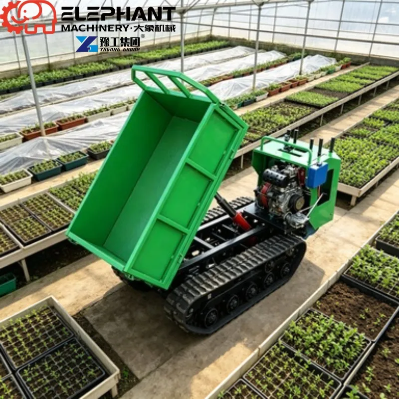 Tracked Transporter 500kg Mini Crawler Carrier Wear‑resistant Tracks For Muddy Farmland Narrow Mountain Path Jobs