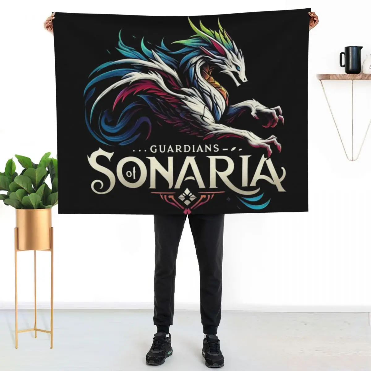 

Creatures of Sonaria: Mythical Adventures Throw Blanket Soft Warm Blanket Gift for Men Women Adults