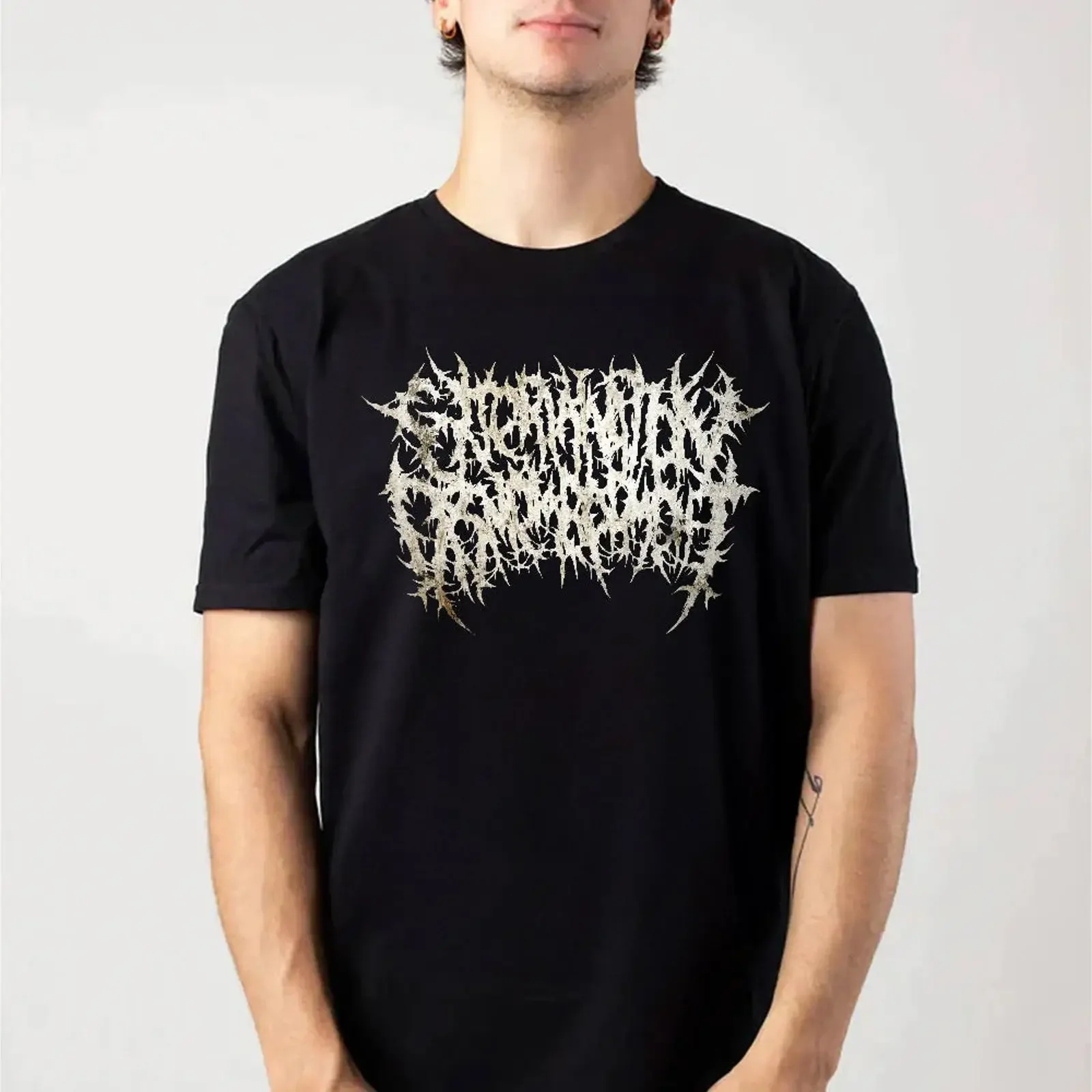 Extermination Dismemberment Butcher Basement T Shirt Men Image vintage Washed graphic Casual Stylish streetwear fashion