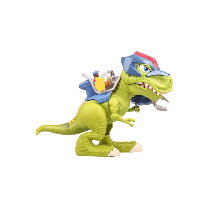 Hasbro Dinosaur Rescue Team Trooper Tyrannosaurus Rex symulacja dźwięku i światła puzzle model kreskówkowy zabawki na prezent urodzinowy dla chłopca