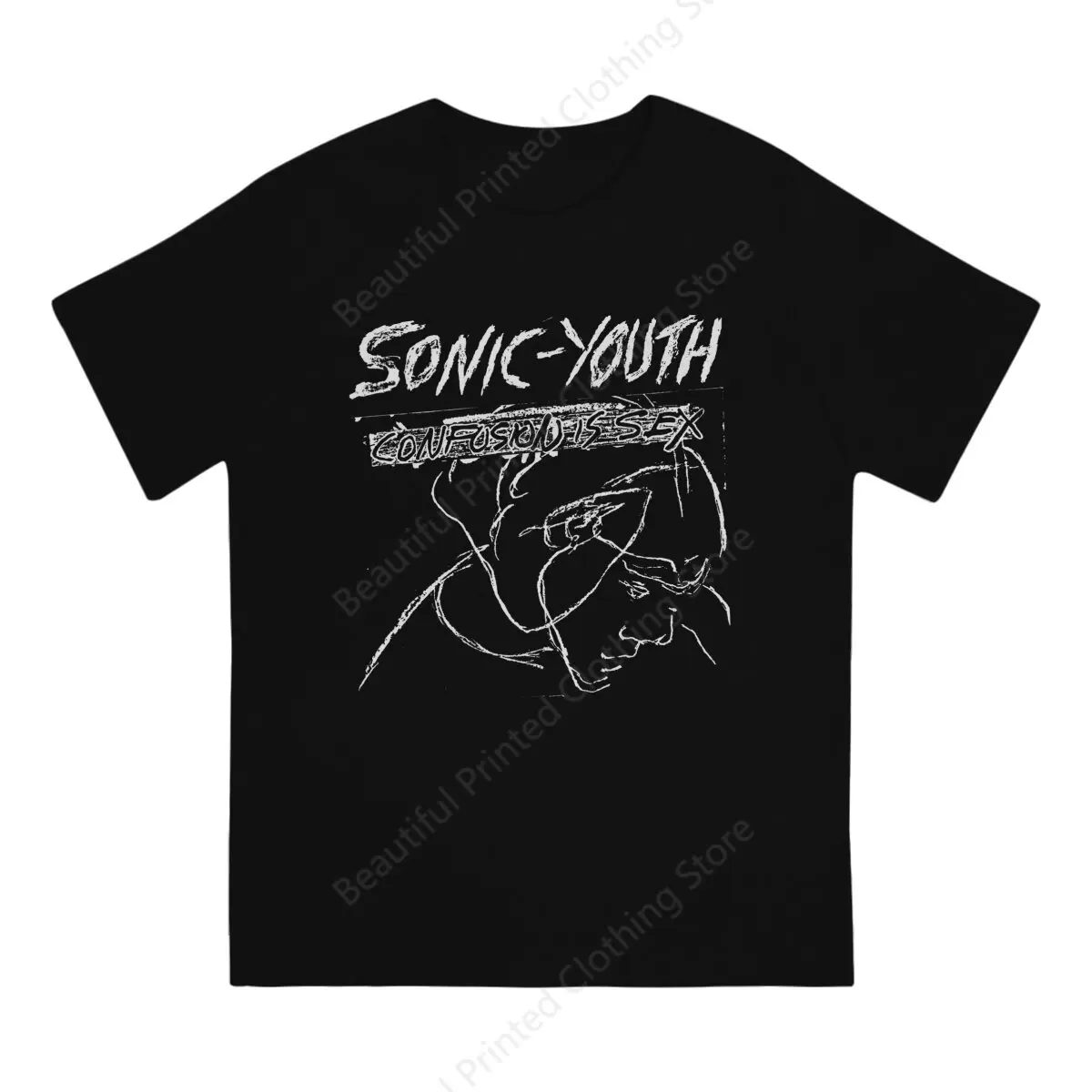 Crazy Design Heat And Youth Flash Sonic Youth Men Women T-shirt  Cotton Printing T-shirts Fashion Loose Tops Street Short Sleeve