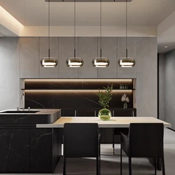 Modern home decor ring led lights pendant light lamps for living room Chandeliers for dining room hanging light indoor lighting
