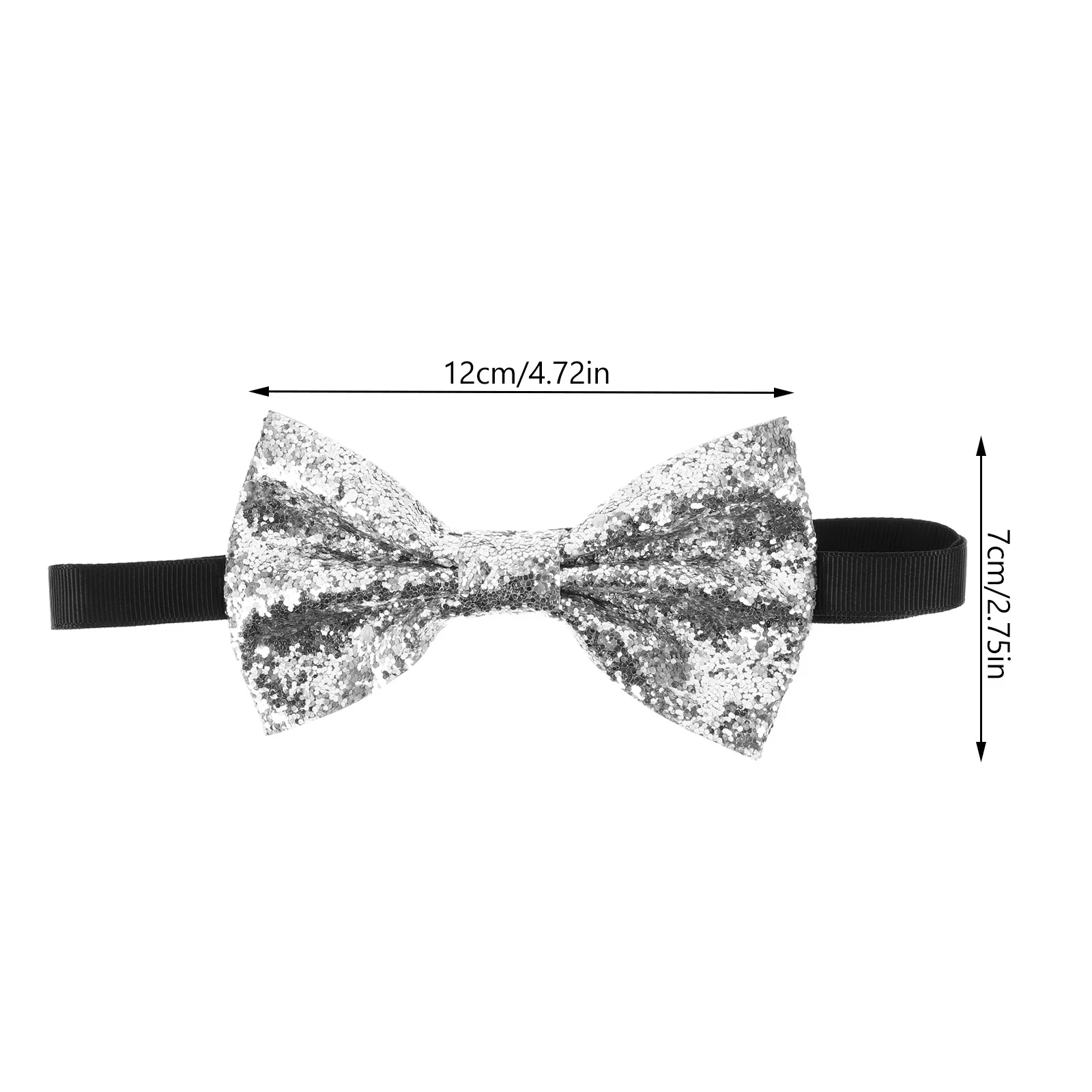 الكبار ربطة القوس فيونكة قابل للتعديل الترتر ربطة العنق للرجال الزفاف حفلة موسيقية العريس سهرة حفلة بريق مسبقا ربطة العنق التبعي #2