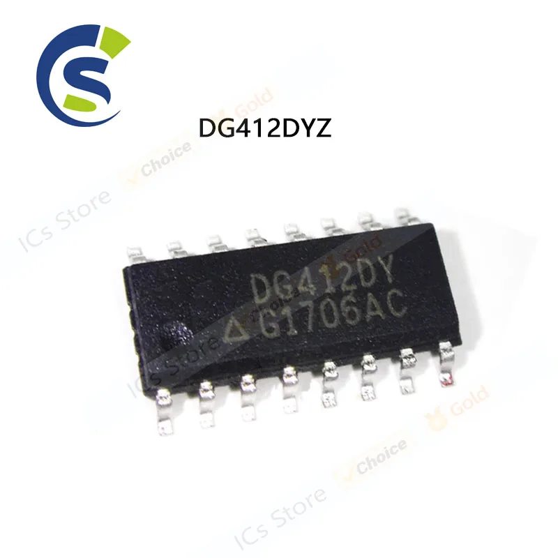 10PCS New Chipset DG412DY DG412 SOP-16 DG412DYZ