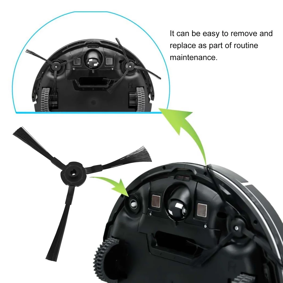 Replacement Accessories Kit for Ilife V5 V5S V3 V3S V5Pro V50 V55 X5 V5S Pro Vacuum Robot Cleaner A