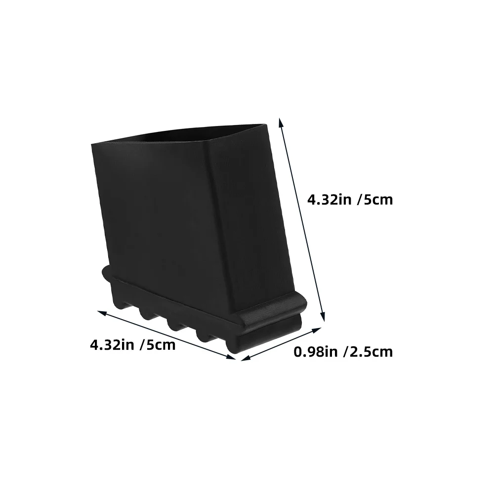 2pcs Anti-Slip Rubber Feet Replacement Step Ladder Safety Covers Non-Slip Pads For Outdoor Work Wear-Resistant Insulated Ladder