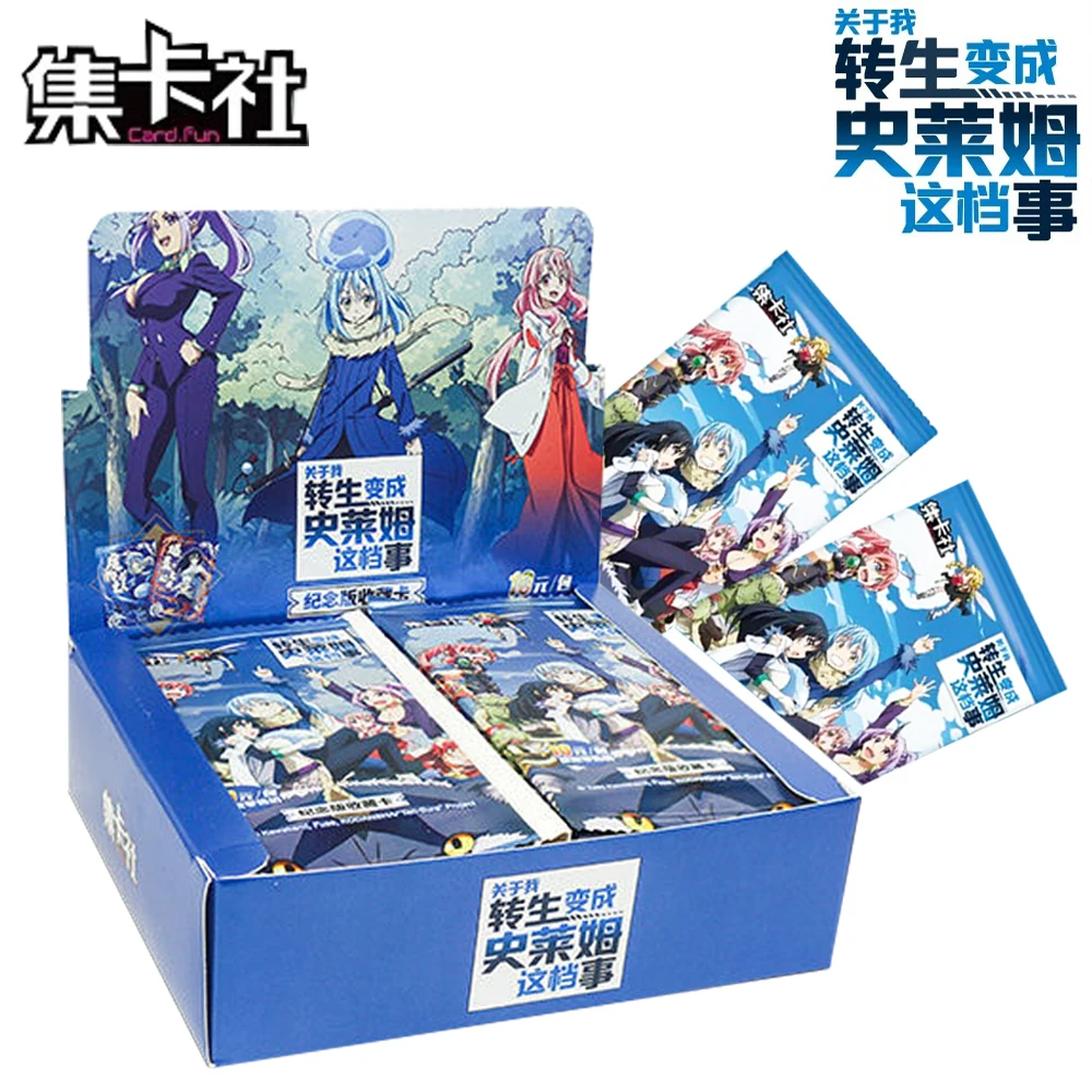 

That Time I Got Reincarnated as a Slime Character Collection Card Booster Box Rare Peripheral Table Toys For Family Kids Gifts