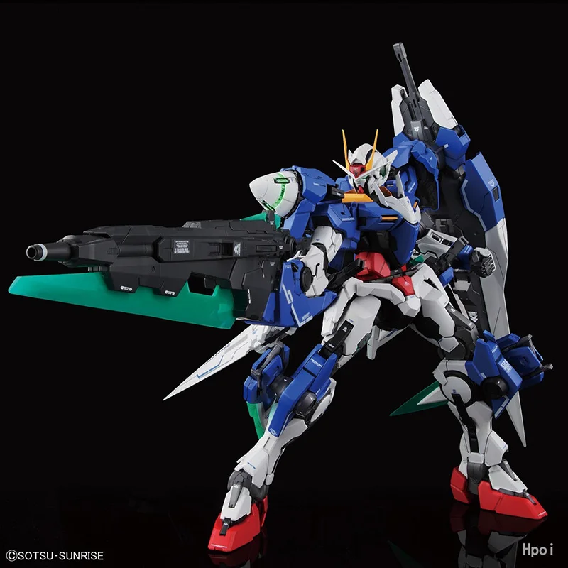 Bandai-figura de acción de Gundam Seven Sword/G, modelo Original de Anime, juguete de ensamblaje, colección de regalo, grado perfecto, PG 1/60 00, 40Cm