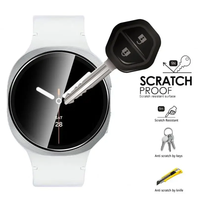 Gehärtete Glasfolie für Samsung Galaxy Watch 9 8 40mm 44mm Displayschutzfolie Einfach zu installierende Schutzfolie für Galaxy Watch 7 8 9 – Detail 5