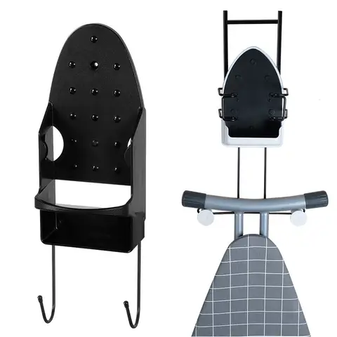 Ironing Board Hanger Wall Mount Electric Iron Holder Ironing Board Rack Household Bathroom Shelf Ironing Board Holder