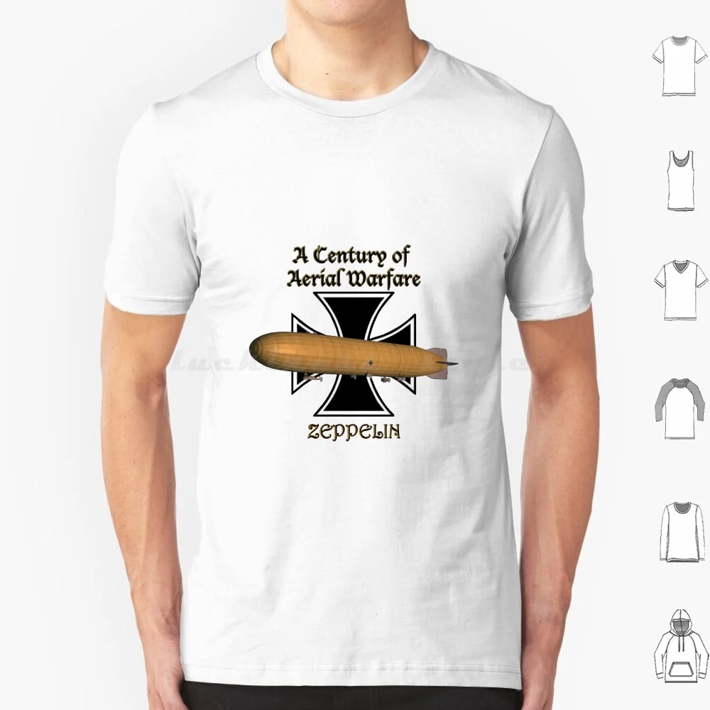 A Century Of Aerial Warfare T Shirt Big Size 100% Cotton Airship Hindenburg Hydrogen Bomber Ww1 World War 1 Flight Aviation