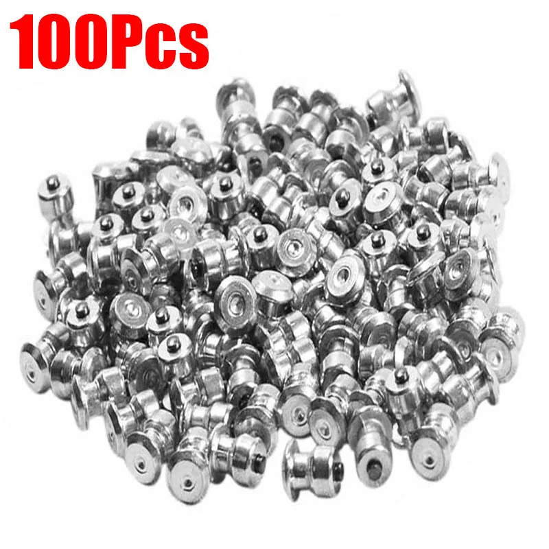 100 pz 8x10mm antiscivolo perni per pneumatici punte per bulloni ruota vite invernale neve ghiaccio per auto moto SUV ATV camion muslimah