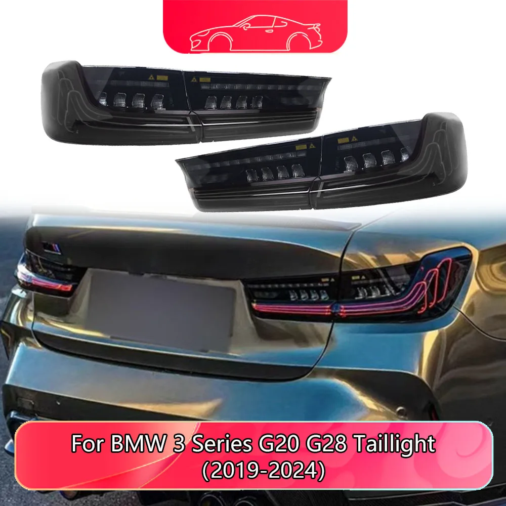 For BMW 3 Series G20 G28 G80 320i 325i 330i 2020-2024 Taillight Assembly Upgrade CSL Dynamic LED Accessories Flashing Tail Light