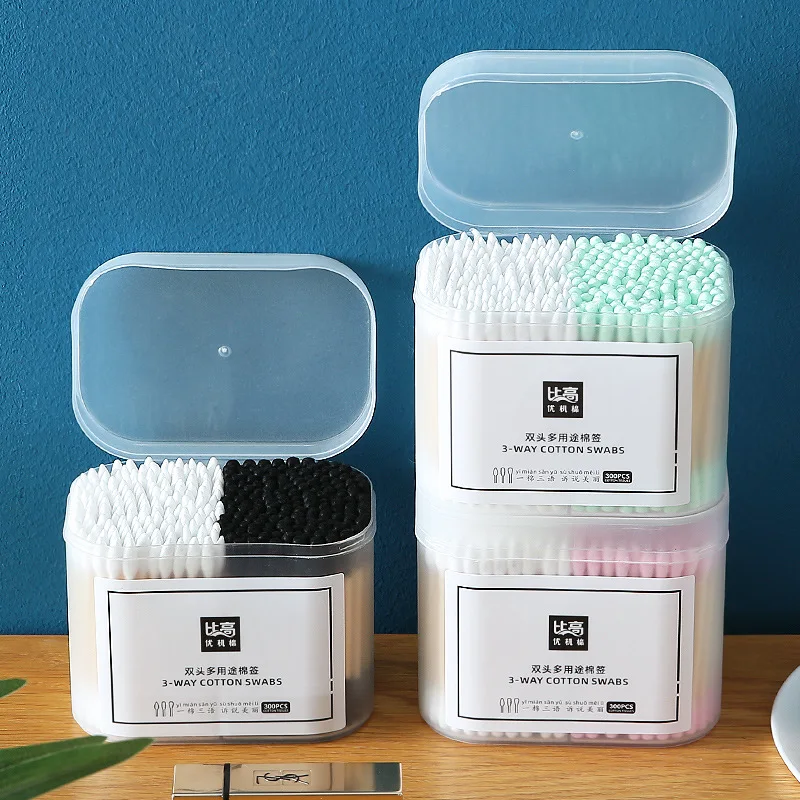 novo-kit-com-300-cotonetes-descartaveis-de-ponta-dupla-para-limpeza-de-ouvido-e-remocao-de-maquiagem-com-colher-fina-para-limpeza-de-ouvido-–-item-essencial-para-o-lar