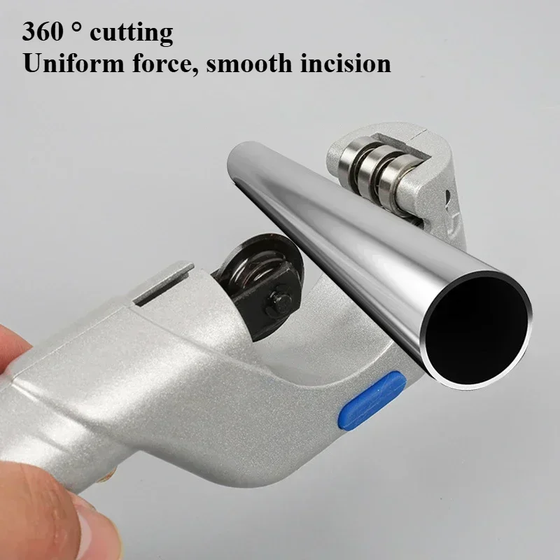 FUTE Bearing Roller Type Tube Cutter Metal Scissor Pipe Cutter Stainless Steel Copper Tube Plumbing Cutting Refrigeration Tools