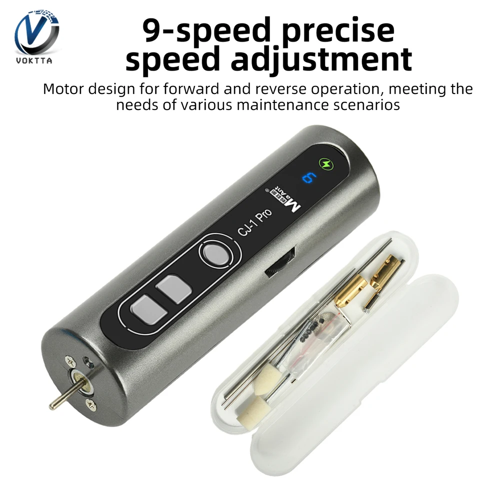 

CJ-1Pro Electric Glue Removal Pen Type C Rechargeable 9-level Adjustable Removal Machine Screen Repair Cleaning Maintenance Tool