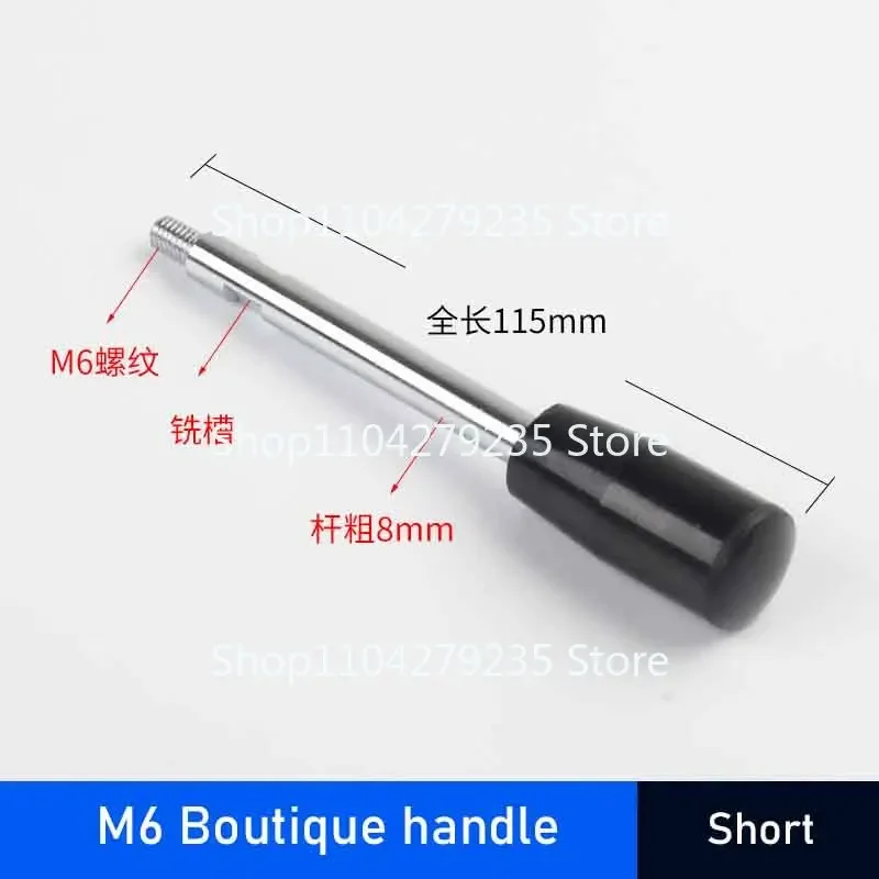 3pcs 115mm Machine Tool Accessories Handle Lever Bench Drill Controller Double Lead Screw Handwheel M6