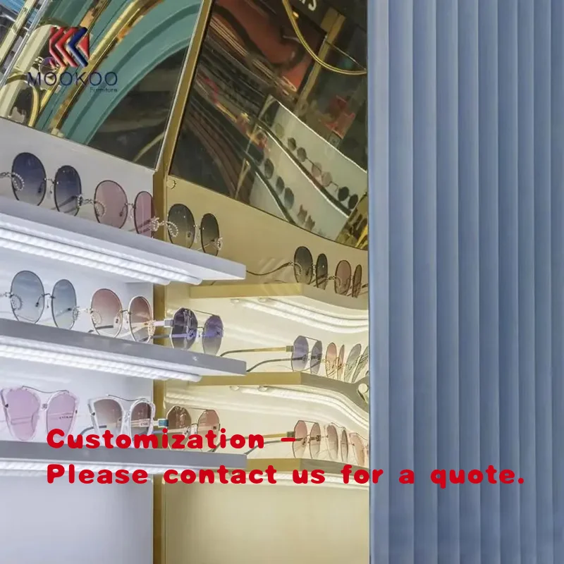 custom.Customized Sunglasses Modern Shop Counter Design