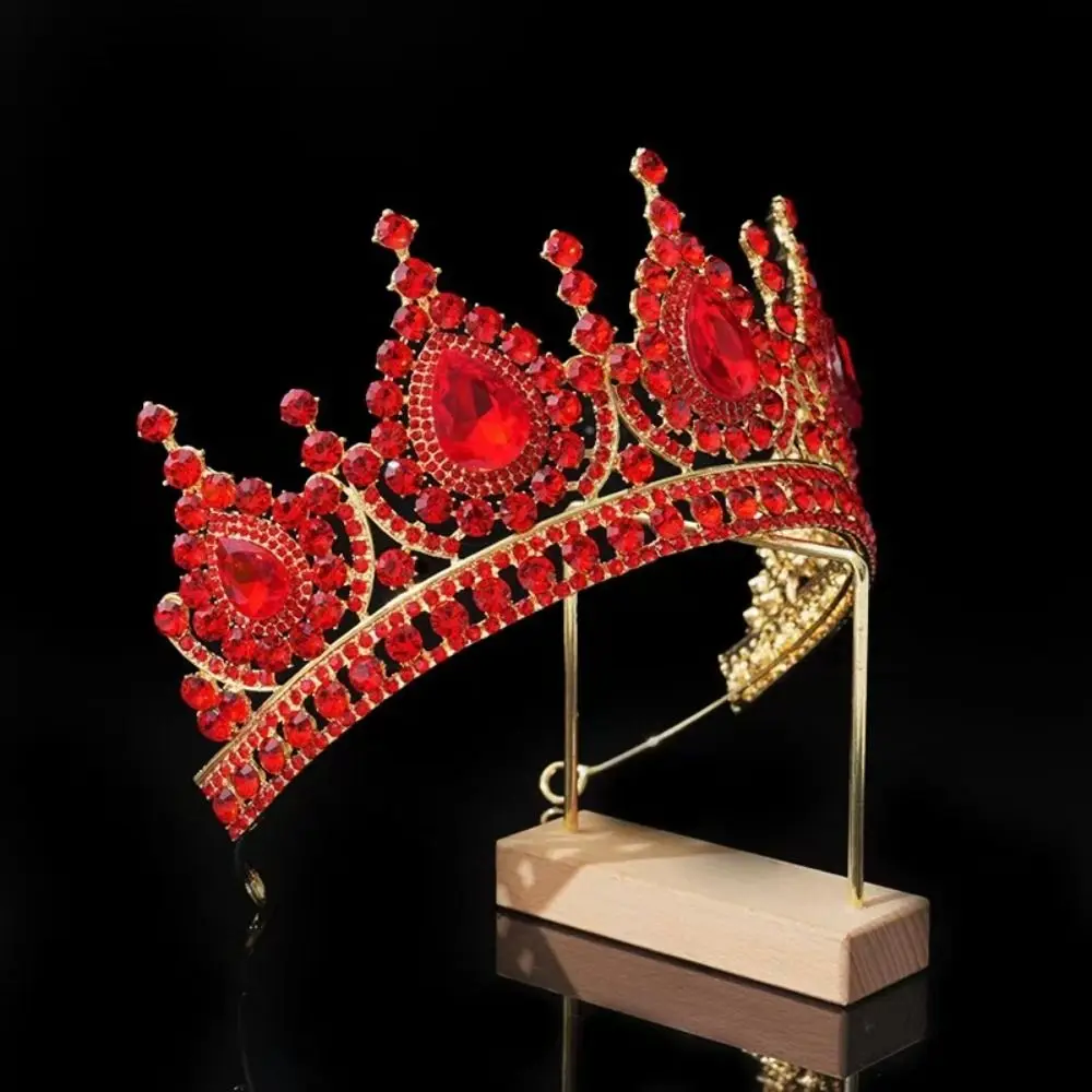 

Hair Accessories Luxury Crystal Tiaras Elegant Headband Style Crystal Crowns Sparkling Princess Diadem Women