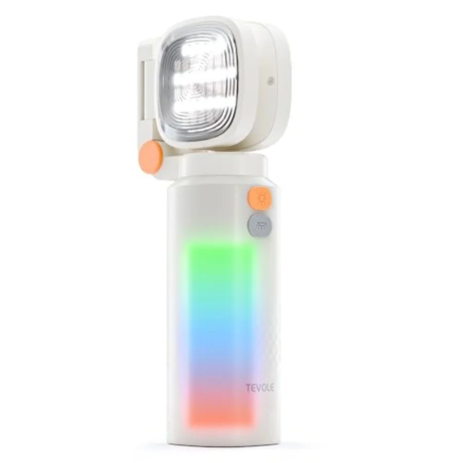 

4-in-1 Camping Light Work Light 2000LM Rechargeable 120H Runtime 10000mAh Power Bank 2700K-6500K CCT Adjustable Magnetic Tripod