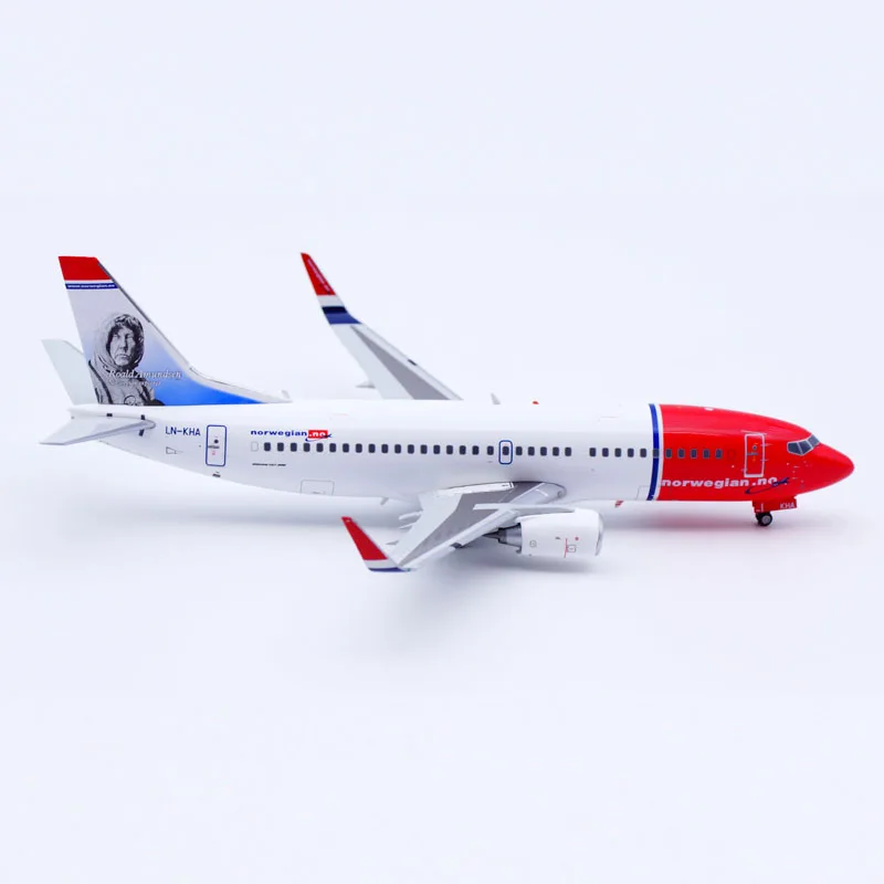 Alloy Collectible Avião Presente, JC Asas 1:200, Air Shuttle Boeing B737-300, Diecast Aircraft Jet Model, LN-KHA, XX20177